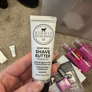 Dionis Goat Milk Shave Butter - Unscented White